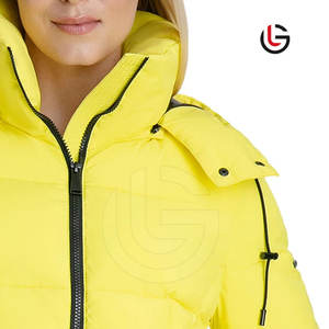 แจ็กเก็ตทรงปลาปักเป้าสำหรับผู้หญิงสำหรับฤดูหนาวผ้าถักระบายอากาศได้ดีโลโก้ตามสั่ง - Product Image 4