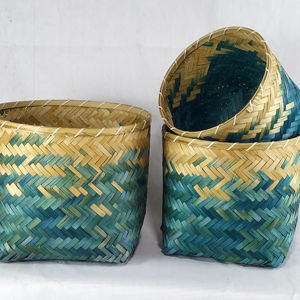 Panier de rangement en bambou Plusieurs tailles Style Couleur - Product Image 1