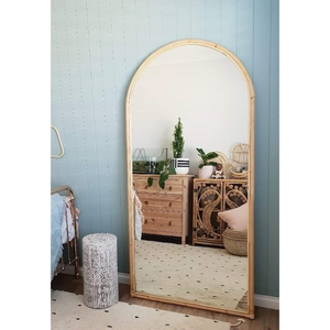 Vietnam Eco-friendly Handwoven Vintage <b>Round</b> Water Hyacinth Wall <b>MIRROR</b> Natural for Wholesale - Product Image 5