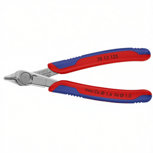 Pince à découper électronique Knipex Super Knips en acier INOX avec tête polie, poignées multi-composants et récupérateur de métal - Product Image 2