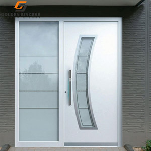 Tùy chỉnh hiện đại nhôm chính lối vào cửa lớn mới phía trước biệt thự nhà an ninh với khuôn cửa mở phong cách chức năng cách âm - Product Image 1