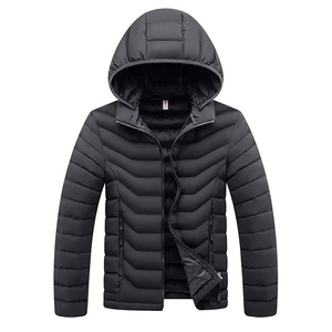 Custom Men's Winter Outerwear <b>Jackets</b> 2024 Casual Quilted <b>Jacket</b> for Men Coats Windproof Waterproof Puffer <b>Jacket</b> Man With Hood - Product Image 3