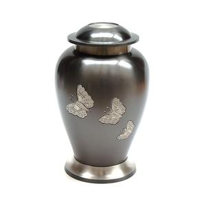 Simple Design Cross Engraved Black Foamed Classic <b>Urn</b> Custom Vintage Style Cremation <b>Urn</b> <b>for</b> Human <b>Ashes</b> - Product Image 6