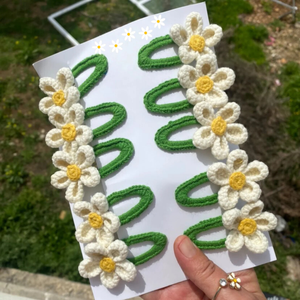 Pinces à cheveux au crochet pour filles femmes, pinces à cheveux vintage, accessoires pour cheveux pour tout-petits et bébés pinces à franges OEM fabriquées au Vietnam - Product Image 3