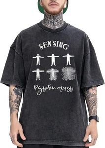 T-shirt surdimensionné personnalisé pour hommes, imprimé de logo, coton délavé à l'acide, grandes tailles, T-shirts grands et grands, coupe ample, T-shirt respirant - Product Image 2