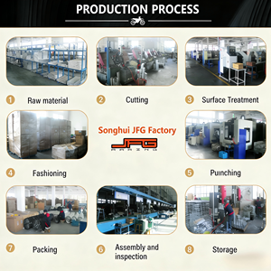JFG OEM 맞춤 제작 범용 오토바이 브레이크 레버 고정밀 CNC 오토바이 브레이크 레버 - Product Image 4