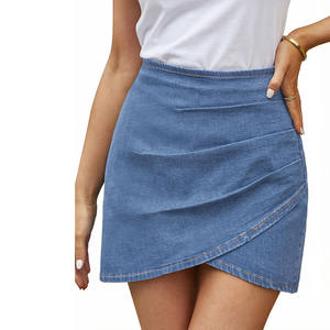 Jupes en jean pour femmes de haute qualité, en coton durable, très vendues, jupes en jean durables pour femmes - Product Image 1