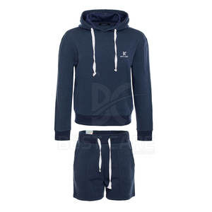 Ensemble décontracté homme grande taille en coton respirant, best-seller, haute qualité, avec service OEM et couleurs personnalisables (T-shirt et short) - Product Image 5