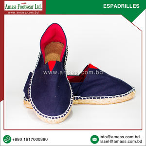 Alpargatas hechas a mano de lona de algodón 100%, ligeras, transpirables, de excelente calidad, suministro a granel, Evergreen, verano, sin cordones, Bangladesh - Product Image 2