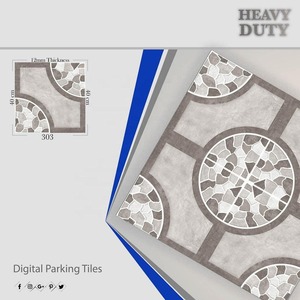 Abordable 400x400mm Porcelaine antidérapante Heavy Duty Parking Rustique Céramique Numérique Antidérapant Carrelage de sol Vitrifié 40x40cm - Product Image 6