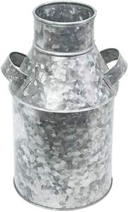 Boîte de lait en fer avec chitti noir boîte à lait en métal fini haute qualité faite à la main concepteur prix de gros boîte de lait de forme ronde - Product Image 2