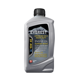 น้ำมันเครื่องดีเซลเอเวอเรสต์ แอดวานซ์ ซีเค-4 เฮฟวี่ดิวตี้ ซินเธติก เบลนด์ เอสเออี 15ดับเบิ้ลยู-40 บรรจุ 6 ขวด ขนาด 1 ควอร์ต - Product Image 1