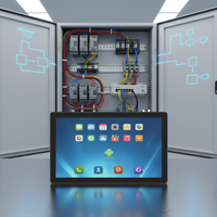 Panel PC de Automatización Industrial con Pantalla Táctil HMI de 10/12 Pulgadas, 6 Puertos COM, CPU Intel, Gateway Modbus TCP CAN Bus, Puertos RS232 RS485 GPIO