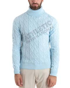 Suéteres de cuello alto de punto transpirable OEM de alta calidad para hombres, ropa informal lisa, suéter de invierno de manga larga de Color sólido para hombres 2025 - Product Image 6