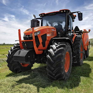 Tracteur à roues Kubota M8-191 d'occasion en gros, couleur rouge, haute productivité, moteur à transmission par engrenages disponible - Product Image 4