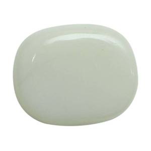 Piedra Preciosa Astrológica Natural y Certificada, Ópalo Blanco de 4.25-20.25 Ratti, Diamante Suelto Ovalado y Piedra Hamsa con Efectos Ópticos Luminosos - Product Image 1
