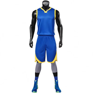 Ventes en gros de maillots de basket-ball personnalisés de haute qualité 100% polyester respirant pour adultes, hommes, style rétro, avec tissu en maille - Product Image 3