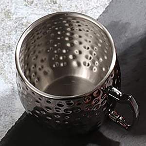 Venta al por Mayor de Tazas de Acero Inoxidable para Cócteles Moscow Mule, 550 ml, Tazas para Cerveza, Utensilios de Bar, Taza Moscow Mule Plateada con Asa - Product Image 4