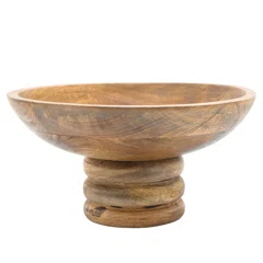2024 nouveautés bol de fruits classique en bois d'acacia fabriqué à la main de haute qualité à prix réduit - Product Image 5