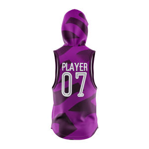 Ensembles de maillots de football à drapeau W4G sur mesure 7 sur 7, grandes tailles, 100 % polyester, antibactériens, anti-UV, séchage rapide, respirants, à capuche - Product Image 3