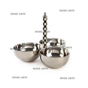Cuenco decorativo para alimentos de la mejor calidad, último diseño, forma redonda, cuenco para servir frutas secas de aluminio de Home Arts - Product Image 6