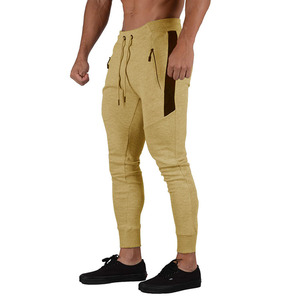 New Wholesale Trendy Workout Fitness Gym Sports Wear Blank Cotton Polyester Stacked Unisex Custom Logo Pant <b>Mens</b> Jogger - Product Image 6