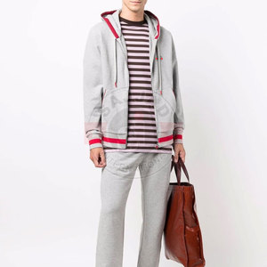 Chándal deportivo de lana para hombre, conjunto de 2 piezas, para correr, venta al por mayor, para invierno - Product Image 2