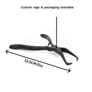 Kit de Herramientas para Extensiones de Cabello de Acero Inoxidable Negro de 5 Pulgadas de GEMSTONE ENTERPRISES, Alicates Duraderos y Reutilizables para Colocar y Quitar Extensiones - Product Image 4