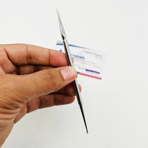 ที่ดันหนังกำพร้าสแตนเลสอย่างดี คุณภาพสูง ปลายสองด้านคม สำหรับตัดหนังกำพร้า - Product Image 3