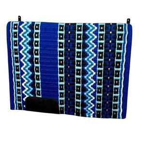 Tapis de selle Western Wool Show colorés personnalisables pour chevaux Couverture en laine équine avec taille et support de logo - Product Image 1