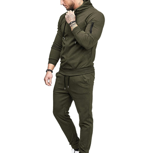 Conjunto Deportivo Informal de 2 Piezas para Hombre con Capucha, Sudadera con Bloques de Color y Pantalones Deportivos - Product Image 4
