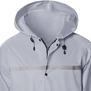 Chaqueta de exterior unisex personalizada con logotipo personalizado y capucha impermeable para hombre, chaqueta cortavientos impermeable fabricada por Dress Sports - Product Image 2