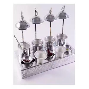 Plato de frotamiento redondo de diseño fabuloso para catering de hotel Plato de frotamiento de buffet de acero inoxidable de tamaño personalizado a buen precio - Product Image 3