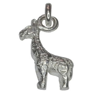 Charme girafe en argent sterling breloques en argent sterling pour bracelets colliers fournitures en argent sterling en gros - Product Image 1