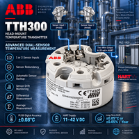 Transmetteur de température ABB TTH300 100 % original, à fixation sur tête, 4-20 mA HART, double capteur RTD Pt100, thermocouple, entrée universelle