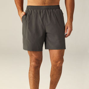 Wholesale Men Casual Summer Sports <b>Shorts</b> Breathable Elastic <b>Shorts</b> Mid Waist Solid Polyester 100% <b>Waterproof</b> <b>Shorts</b> For Men - Product Image 1