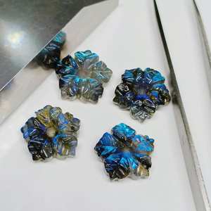 Piedras Preciosas de Labradorita 100% Naturales Talladas a Mano de 16 mm, Cuentas Sueltas para Joyería y Artesanía, de 2 a 5 Piezas - Product Image 2