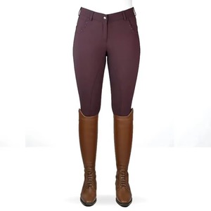 Leggings d'équitation noirs pour femmes et hommes, pantalons d'équitation, collants, jodhpurs et culottes d'équitation - Product Image 4