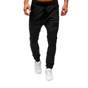 กางเกงวอร์มผ้าโพลีเอสเตอร์และผ้าฝ้ายผสมโพลีเอสเตอร์สำหรับใส่ไปยิมลำลองพิมพ์ลายออกแบบได้ตามต้องการล่าสุด - Product Image 2