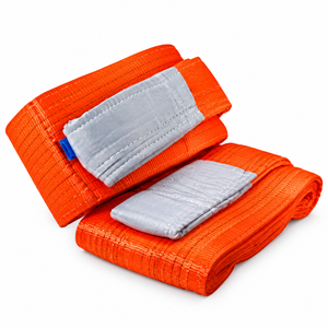 Sangle de levage marine à œillets, 10 tonnes, en polyester haute résistance, fabricant professionnel OEM & ODM - Product Image 1