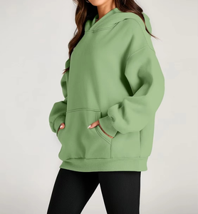 Sudadera con capucha de gran tamaño para mujer, estilo hip-hop frontal personalizado, bolsillo holgado, diseño de araña, ropa de calle de invierno, ropa de lana - Product Image 3