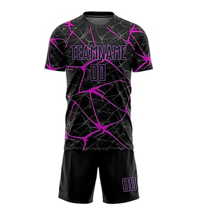 Sublimación completa 100% poliéster Francia camisetas de fútbol secado rápido superventas equipo de entrenamiento conjunto de uniforme de fútbol - Product Image 3