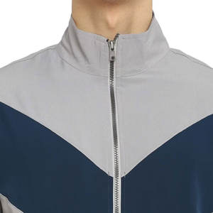 2025 últimos estilos chándales con cremallera para hombre 100% algodón transpirable invierno Fitness sólido venta conjuntos impresos de talla grande liso teñido - Product Image 5