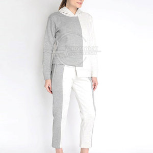 ชุดวอร์มแฟชั่นสำหรับผู้หญิงชุดวอร์มออกกำลังกายวิ่งโพลีเอสเตอร์ปรับแต่งได้ - Product Image 4