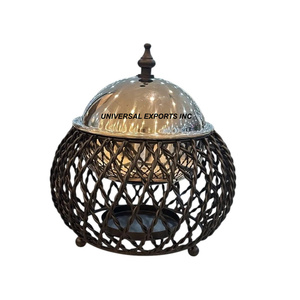 Olla de Metal con diseño de hojas, superventas, artículos de cocina de mesa, cazuela, clásico, elegante, nuevo calentador de alimentos de Metal - Product Image 2