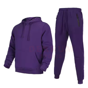 Precio al por Mayor, MOQ Bajo, Conjuntos Deportivos de Algodón para Hombre, Casuales de Invierno, Ecológicos, Transpirables y Personalizables - Product Image 1