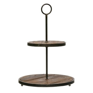 Vaisselle design faite à la main décoration gâteau en bois présentoir plateau de vente chaude pour salade de service - Product Image 2