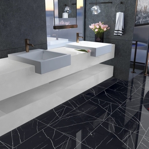 Obtenez des carreaux de porcelaine de qualité supérieure 60x60cm fabriqués en Inde pour les normes mondiales nouveau design carreaux de porcelaine finition marbre - Product Image 1