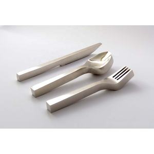 Modern Portable <b>Cutlery</b> <b>Set</b> Long Handle Stainless Steel <b>Travel</b> Gold Polished Spoon Fork Wholesales Vintage Royal Flatware Design - Product Image 3