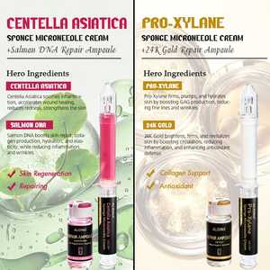 Krim Mikroneedle Spons dan Kit Ampul Perawatan Tea Tree Niacinamide Arbutin Exosome Varians Perawatan Kulit GZ - Product Image 5